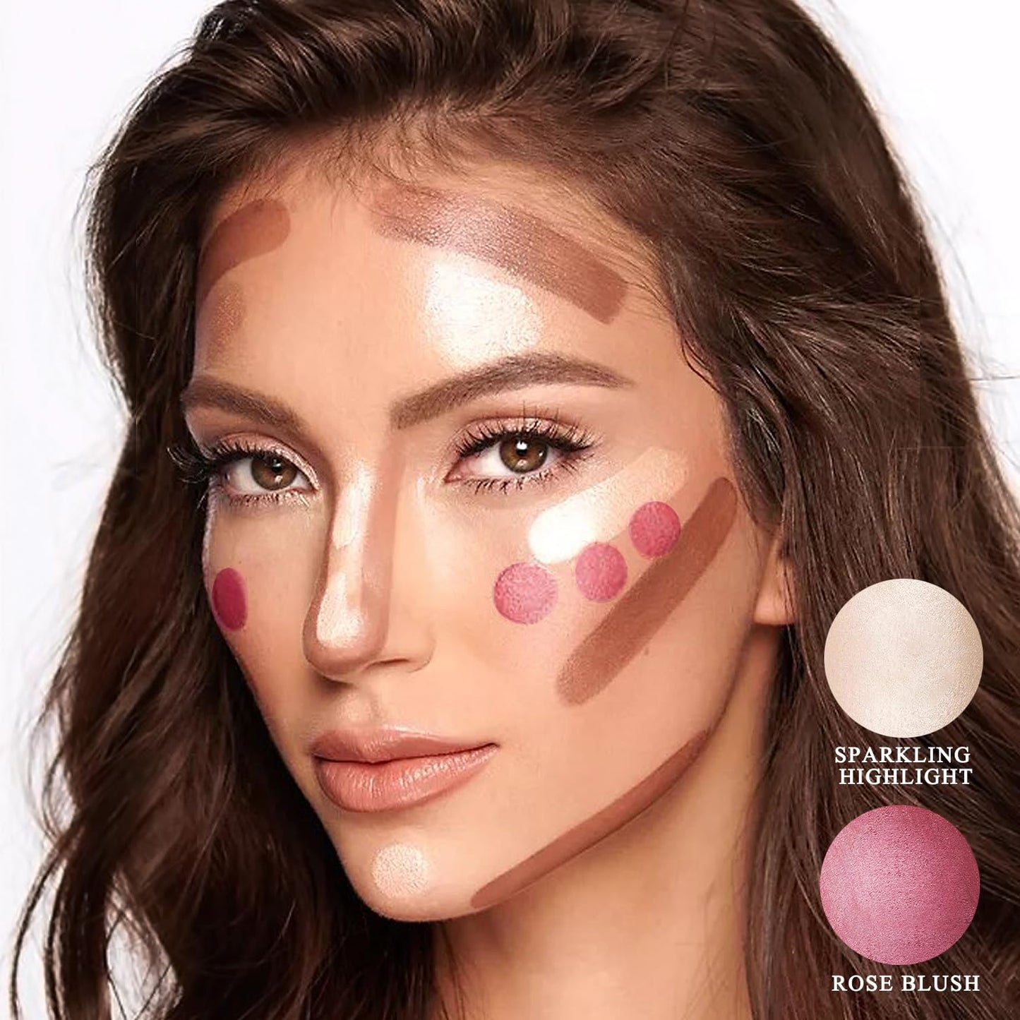 Cream Contour Palette - 8 Colors Vegan Highlighting Makeup Kit | Hypoallergenic & Cruelty-Free