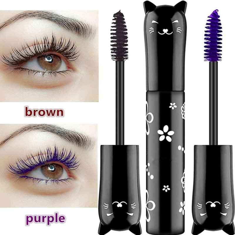 Colored Mascara Set - Waterproof Volume & Length | 6 Vibrant Shades: White, Blue, Purple, Black, Brown, Pink
