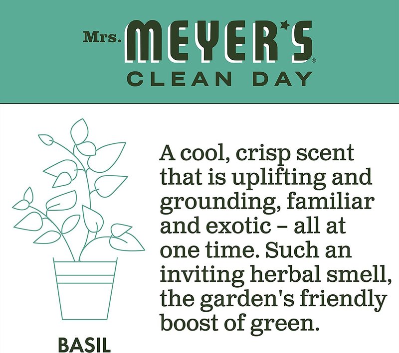 Mrs. MEYER'S CLEAN DAY Liquid Hand Soap Refill Scent Variety Pack (Lemon Verbena + Lavender + Basil)