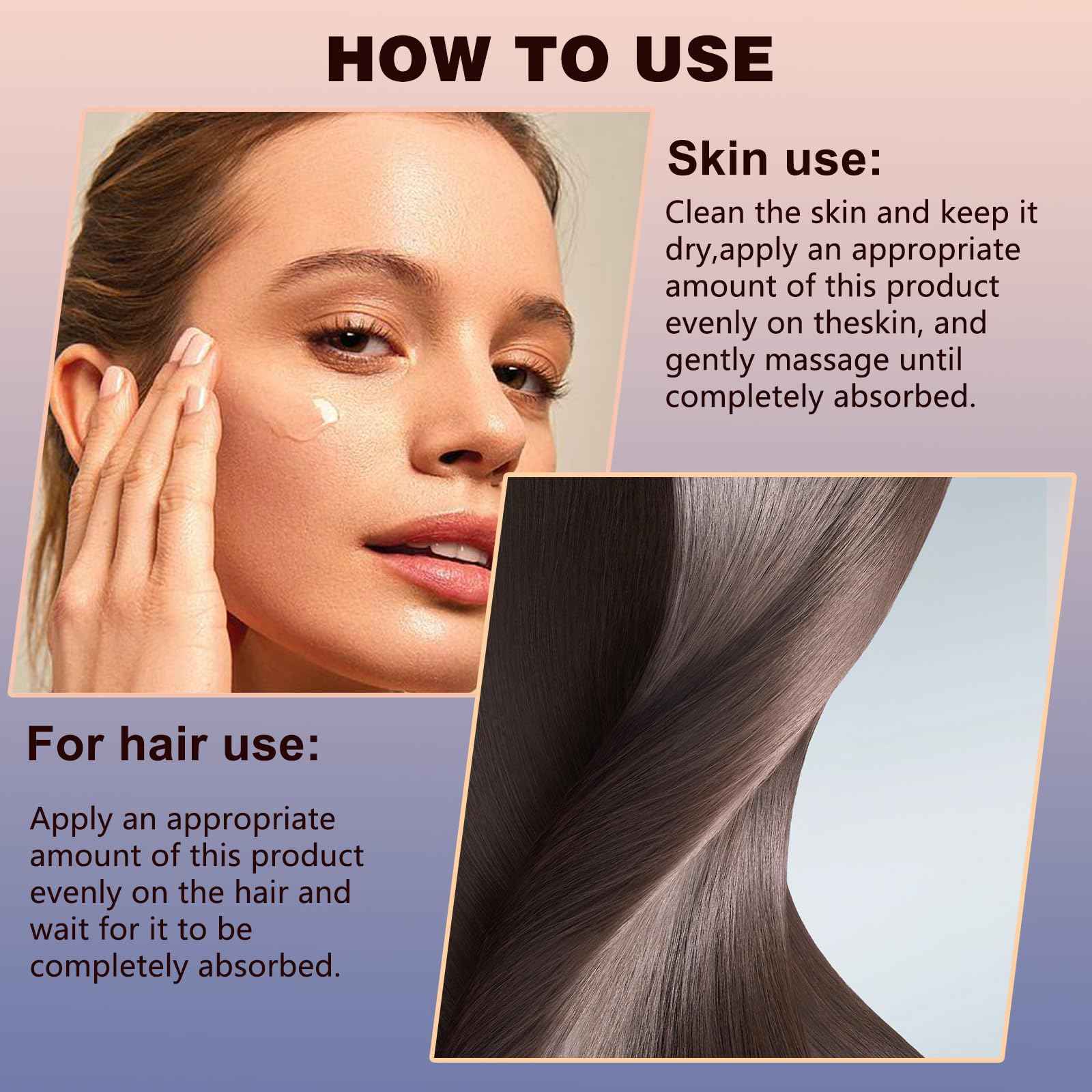 LkknQget Organic Castor Oil with Rose Quartz Roller,100% Pure Cold-Pressed Organic Castor Oil Roller Ball,Face & Skin Moisturizing, Reducing Dark Circles,Nail and Cuticle (1PCS, 1)