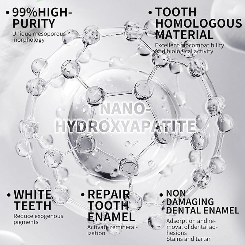 Ayzololo 7.5% Hydroxyapatite Toothpaste for Advanced Enamel Protection,Appropriate for Sensitive Teeth,Gentle and Effective Formula,Fresh Mint (Pack of 1)