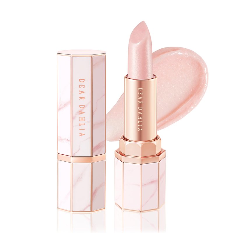 DEAR DAHLIA Lipstick Paradise Tinted Blooming Lip Balm (Fantasy) - Vegan Lip Moisturizer with Shimmering Pearl Finish, Nourishes and Soothes Lips. Korean Lip Care 0.11 oz