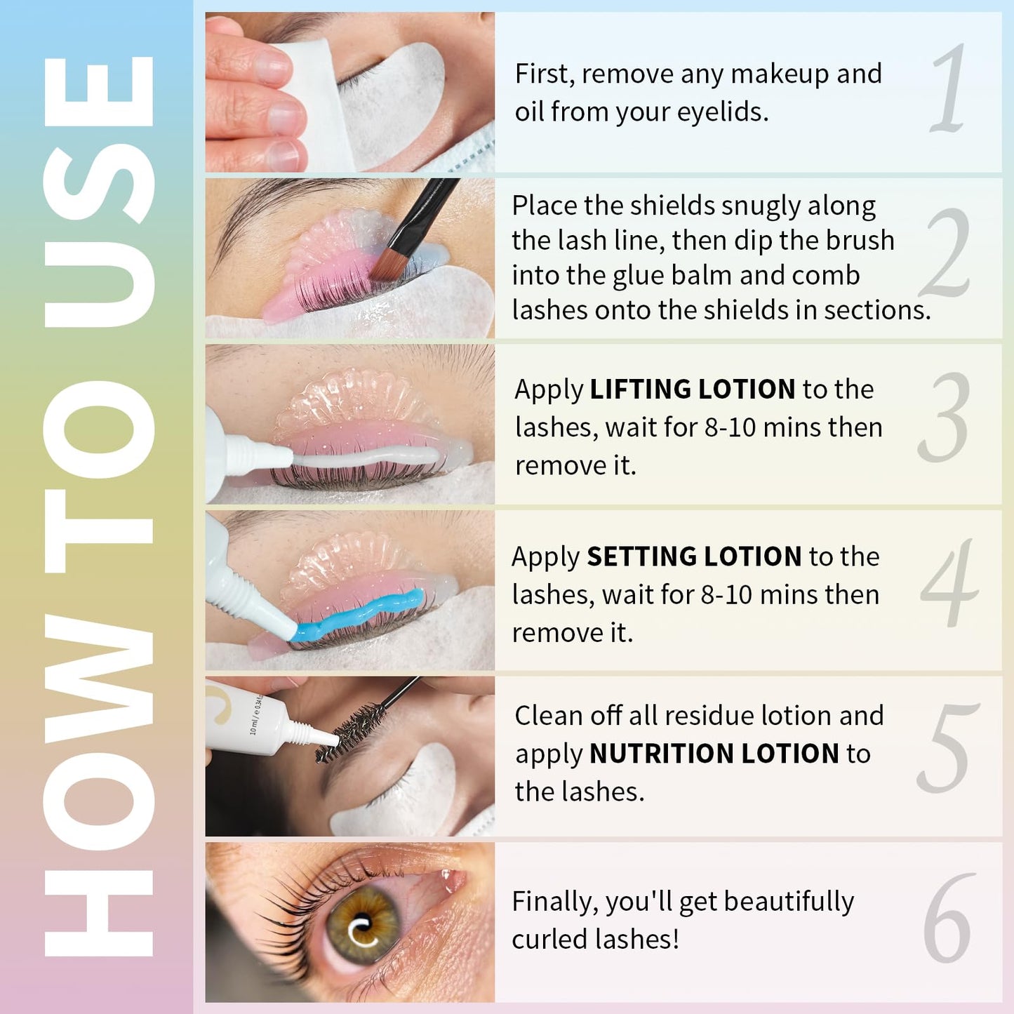 Libeauty Lash Lift Kit, Eyelash Perm Kit with Glue Balm & Tube Design, 2 in 1 Brow Lamination Kit for DIY Home & Salon, Professional Eyelash Lift, Long Lasting Curl Up to 4 Weeks, Easy for Beginners