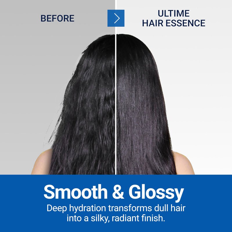 SOOO Ultime Hair Essence – Lightweight K-Beauty Hair Serum from Seoul | Silicone-Free, Botanical Oil Formula, Healthy Glow & Smooth Finish