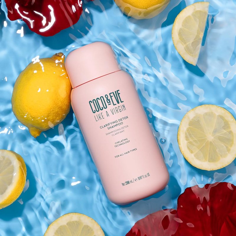 Coco and Eve Clarifying Detox Shampoo - Remove Hard Water & Product Build-Up | Color Safe & Non-Stripping (280 ml)