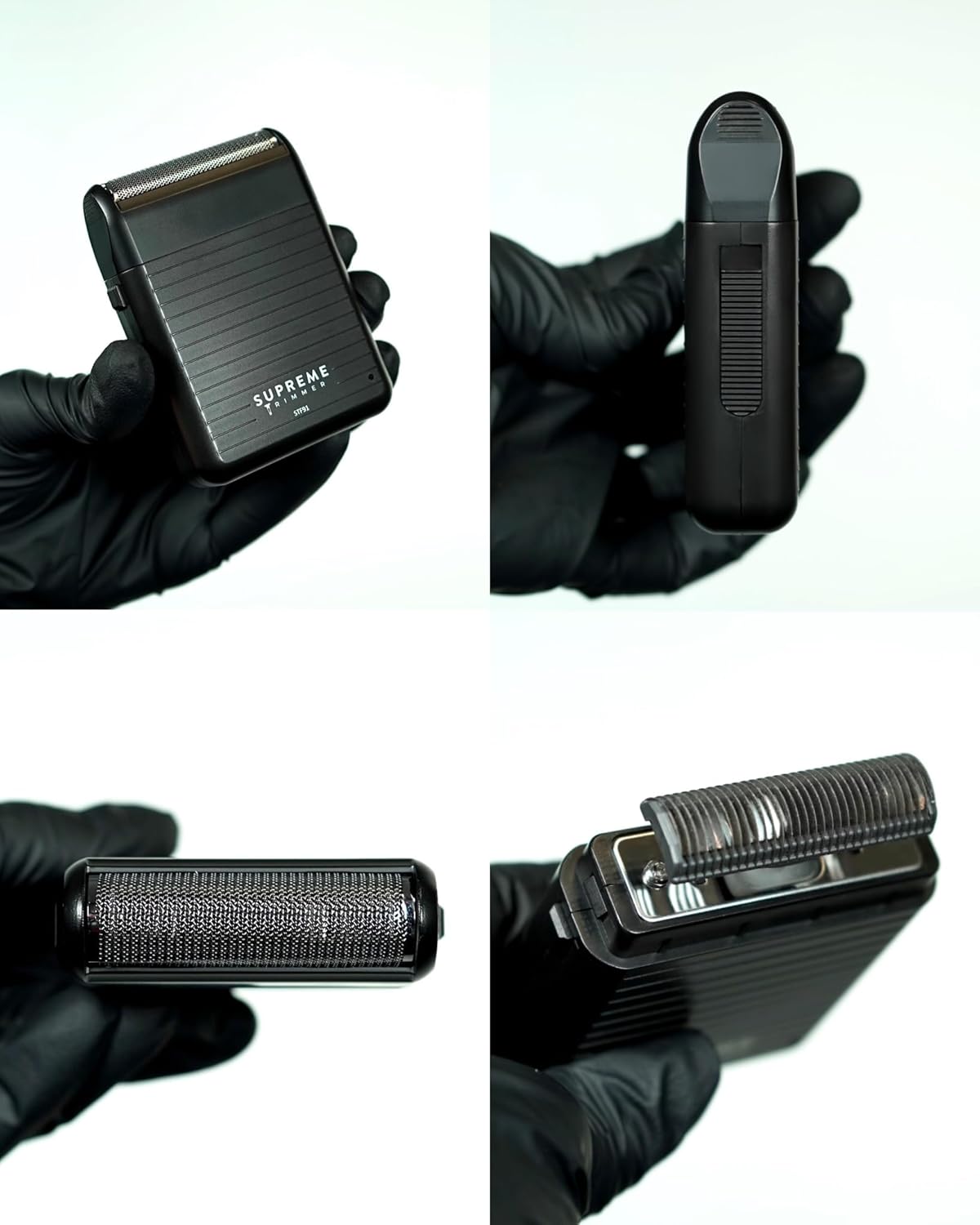 Supreme Trimmer Foil Shaver for Men - Rechargeable Electric Razor | 90 Min Runtime, Type-C USB Charging