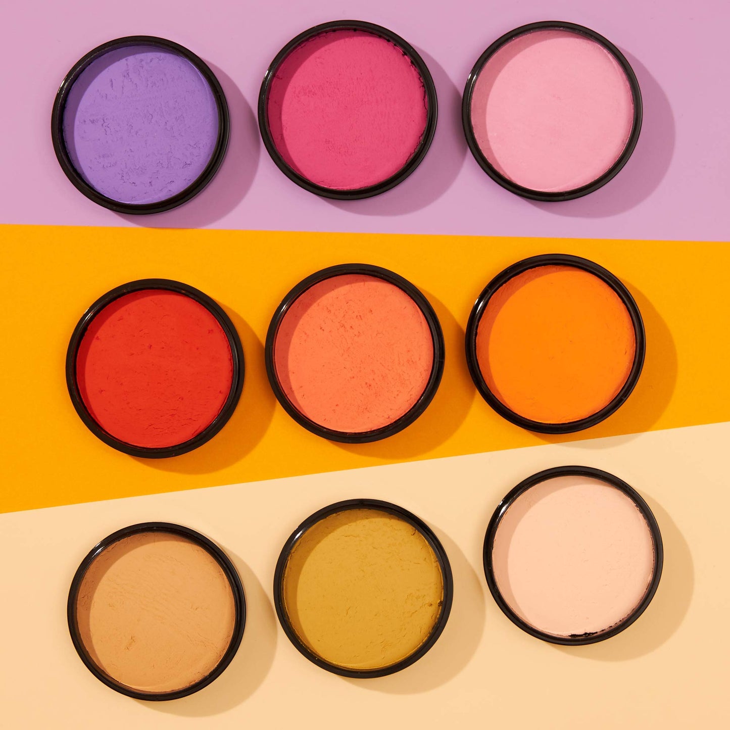 Moon Creations Pro Face & Body Paint Cake Pots Golden Sand - Professional Water Based Face Paint Makeup for Adults, Kids - 1.26oz