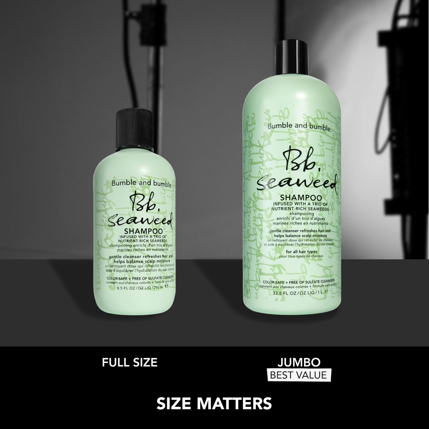 Bumble and bumble. Seaweed Hydrating Shampoo | Gently Cleanses Without Stripping |Improves Scalp Hydration| Sulfate Cleanser Free | For Fine to Medium Curly Wavy Straight Hair |Travel Size, 2 Fl Oz