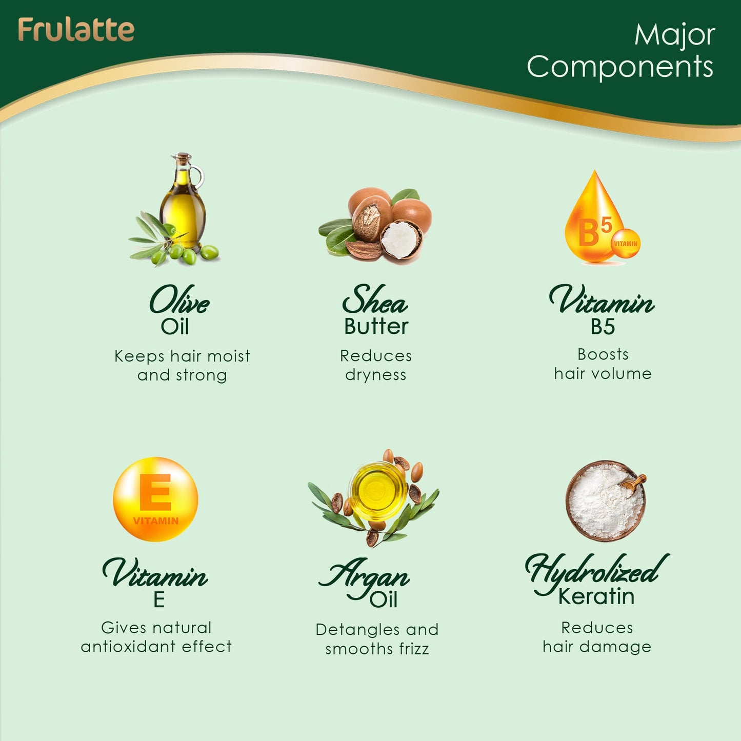 Frulatte Protecting Olive Leave In Conditioner with Certified Organic Olive Oil for curly hair 13.5 fl oz