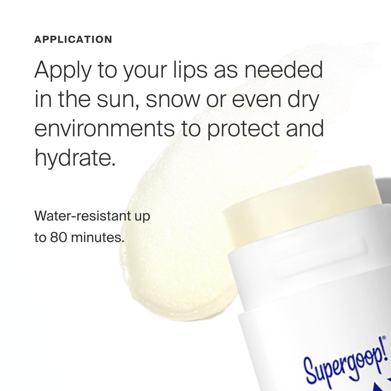 Supergoop! PLAY Lip Shield SPF 30 with Coconut - Pack of 2 - Moisturizing Lip Treatment For Dry Cracked Lips - Broad Spectrum UV Protection