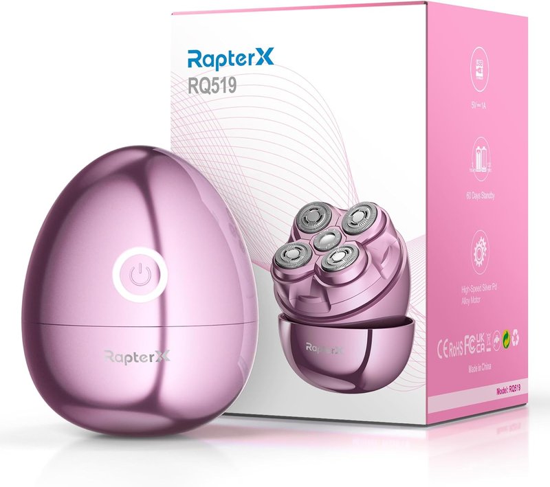 Electric Razors for Women - Cordless 5D Floating Shaver | IPX6 Waterproof, Painless Hair Remover for Legs, Face & Bikini (Pink)