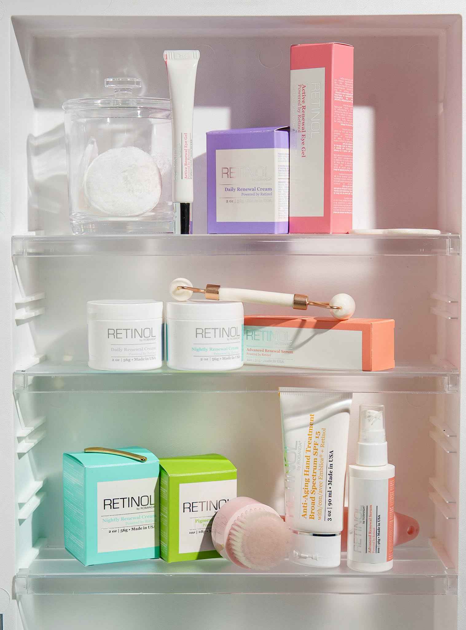 Robanda Retinol Nightly Renewal Cream │ All in One Age Repairing Night Cream Targets Wrinkles and Fine Lines