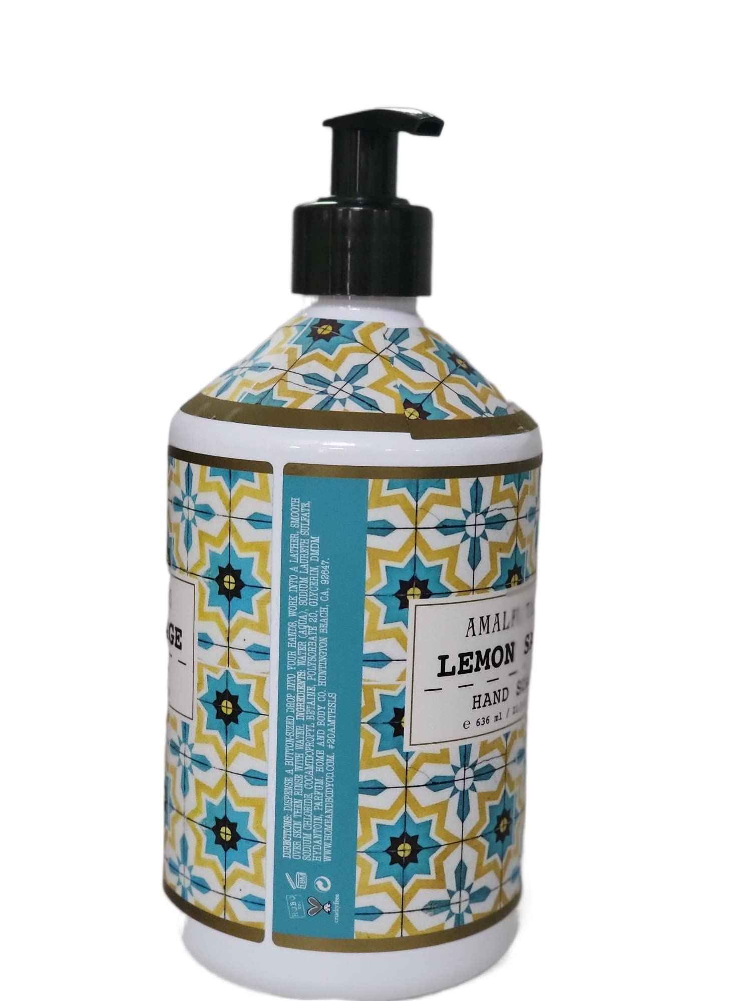 Hand Soap Collection 21.5 FL OZ Each, lavender, lemon Verbena, Sweet Orange, Lavender Rosemary, Lemon Sage, Amber Rose And Lavender Sage (Amber Rose, 21.5 oz)