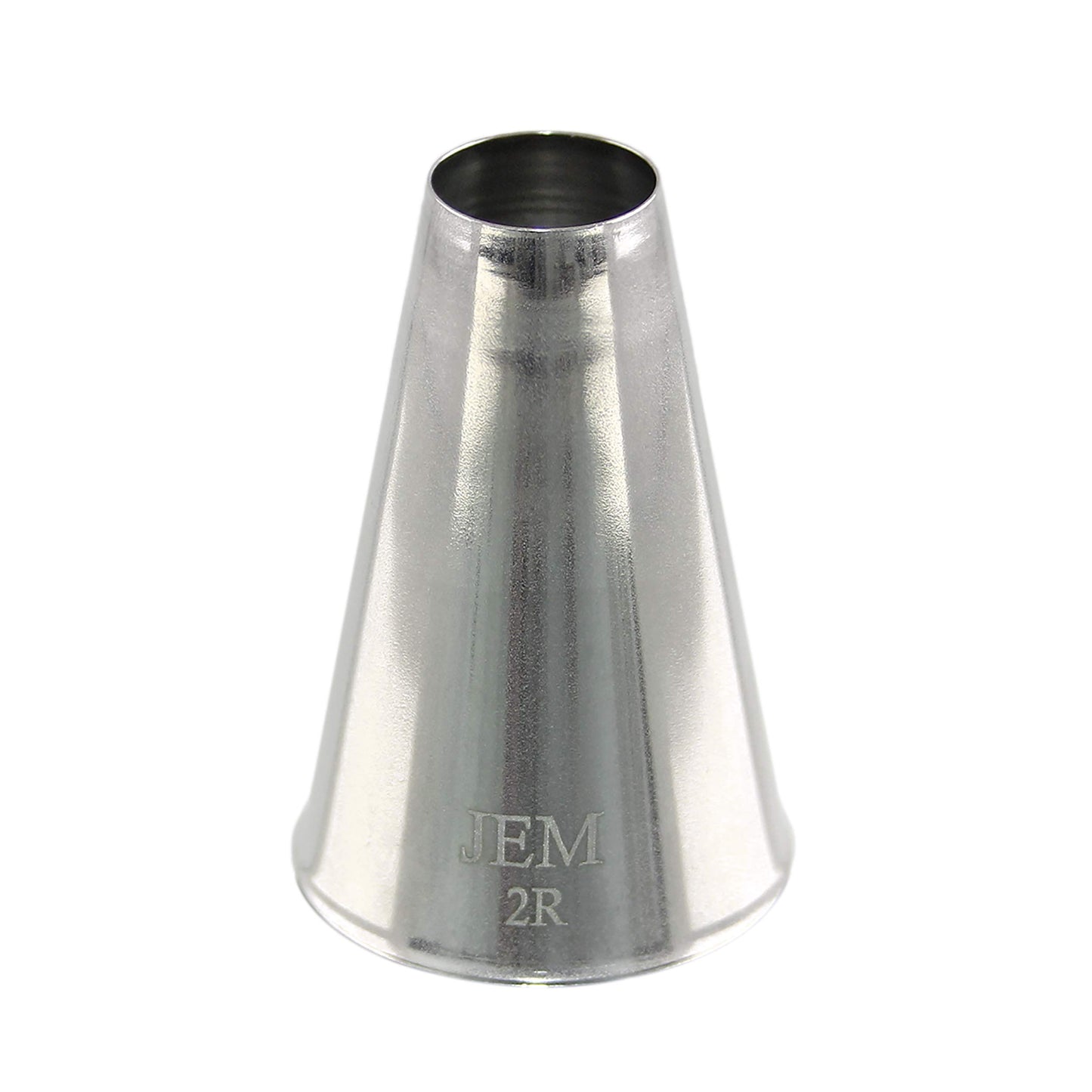 Jem Enterprises Medium Plain Round Savoy Piping Nozzle Decorating Tip #2R