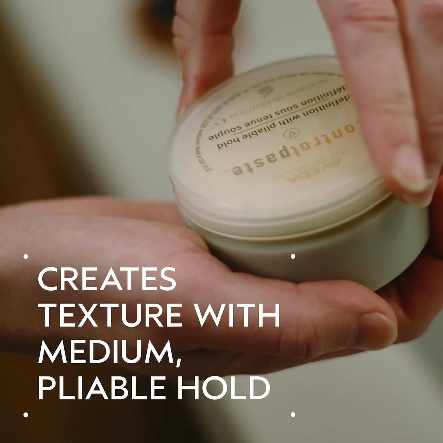 Aveda Control Paste Hair Pomade - Medium Hold & Texture for All Hair Types | 2.5 Ounce