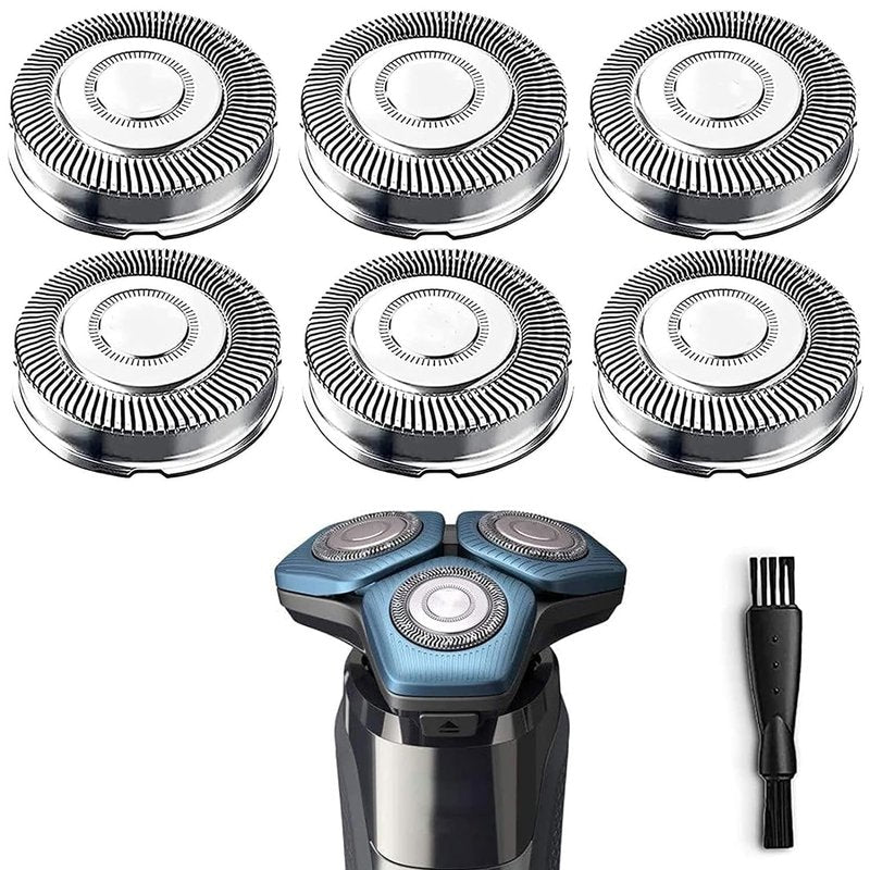 SH70/71 Replacement Blades for Norelco Series 7000 Shavers - 6-Pack Compatible with Electric Razors 7500, 7530, S7370, S7371