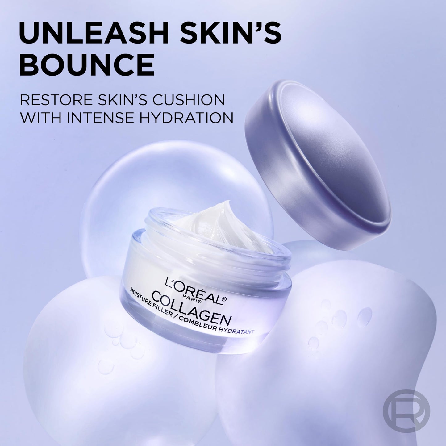 L'Oreal Paris Collagen Moisture Filler Facial Moisturizer, Fragrance Free, Anti Aging Face Cream, Non-Greasy Skin Care Formula For Up to 48HR Hydration, 1.7 oz