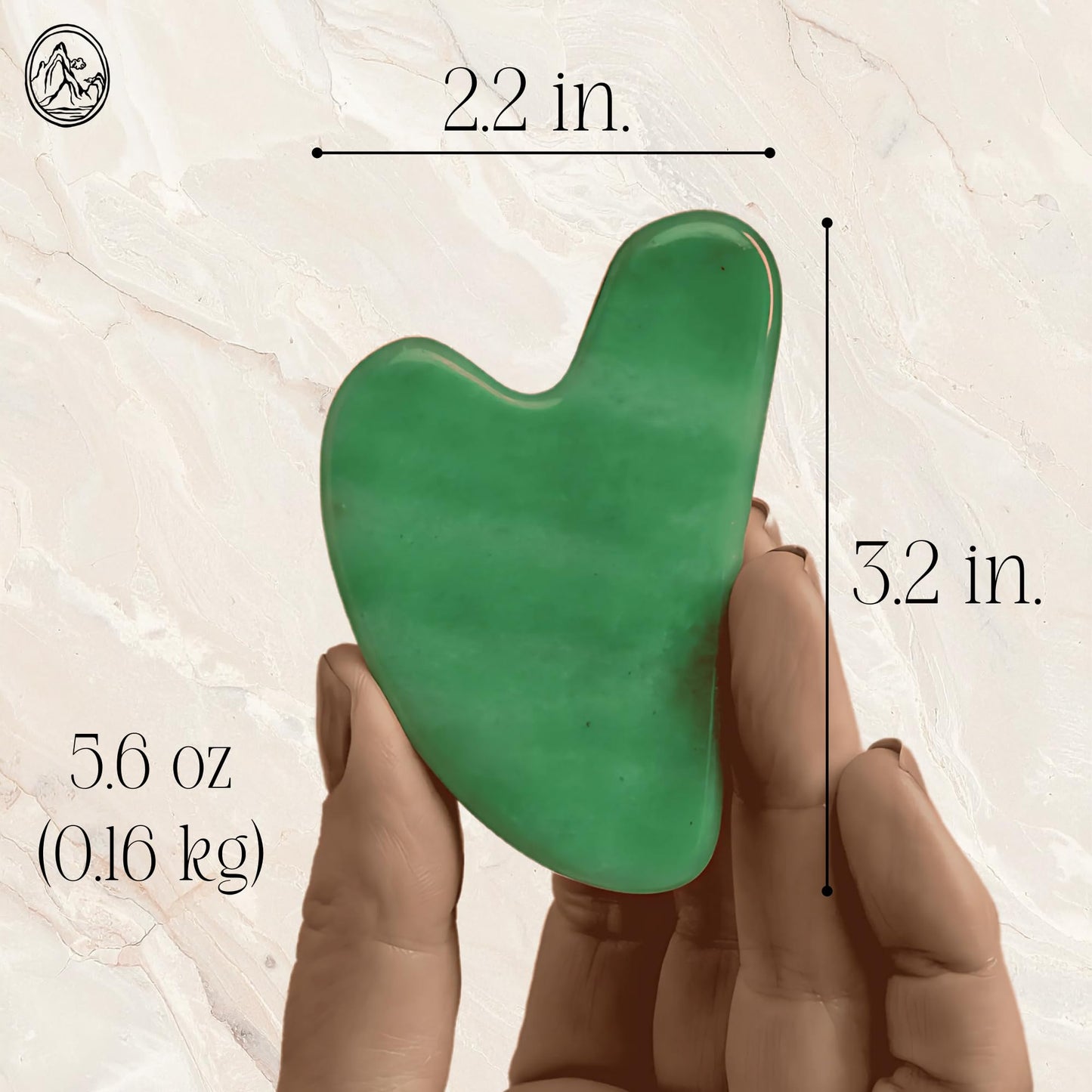 Mount Lai - The Jade Gua Sha Facial Lifting Tool | Face Sculpting Tool for Skin Care | Guasha Tool for Face and Body | Facial Massage Tools to Relieve Muscle Tension and Reduce Puffiness