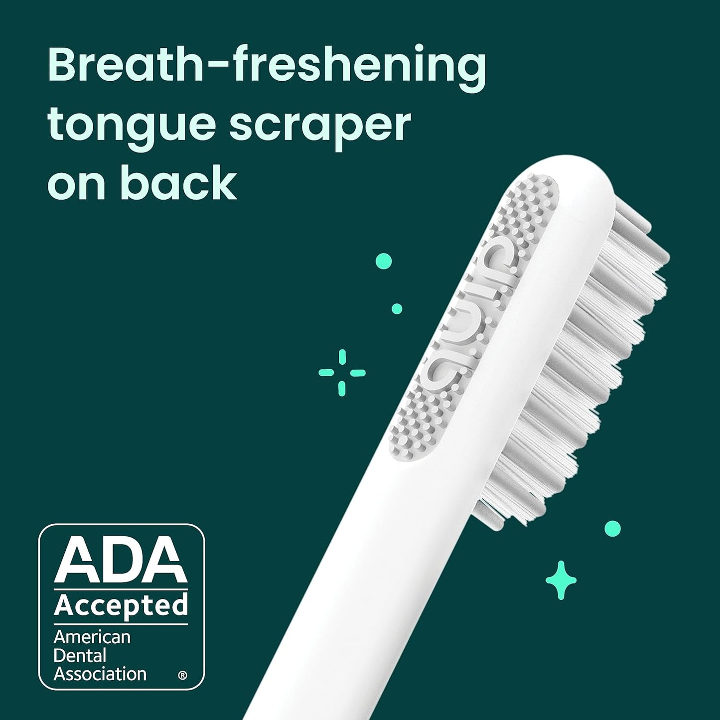 Quip Sonic Toothbrush Replacement Heads - Soft Bristle Refills for Electric Toothbrushes | 3 Pack, Lasts 3 Months Each