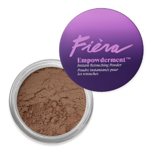 Fièra HD Matte Finishing Powder - Perfect Final Touch, Absorbs Excess Oil, Smooth & Velvety Matte Finish - Blurs Imperfections, Long-Lasting Full Coverage for Flawless Skin - 0.2 OZ