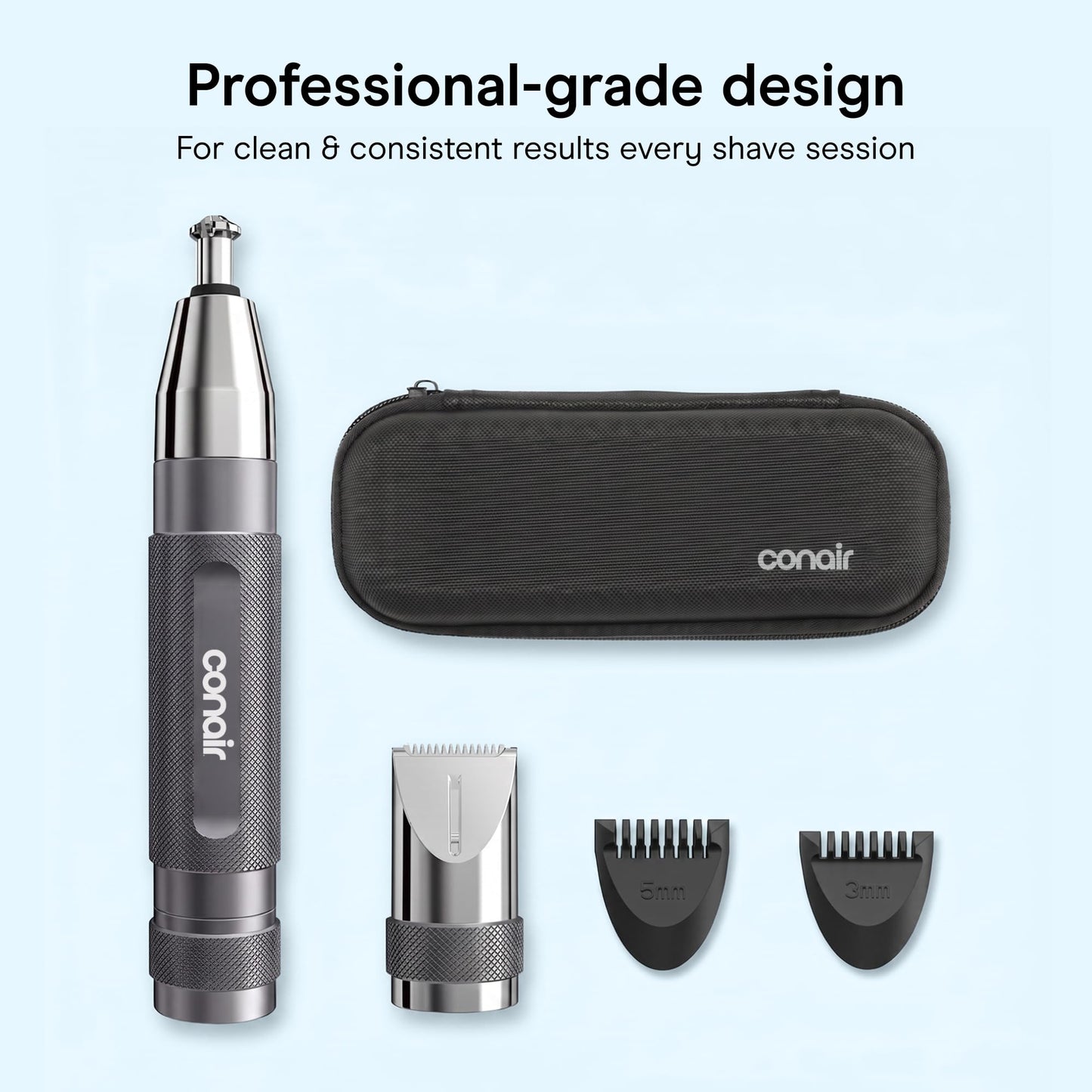 Conair Cordless Nose Ear and Eyebrow Trimmer Grooming Kit