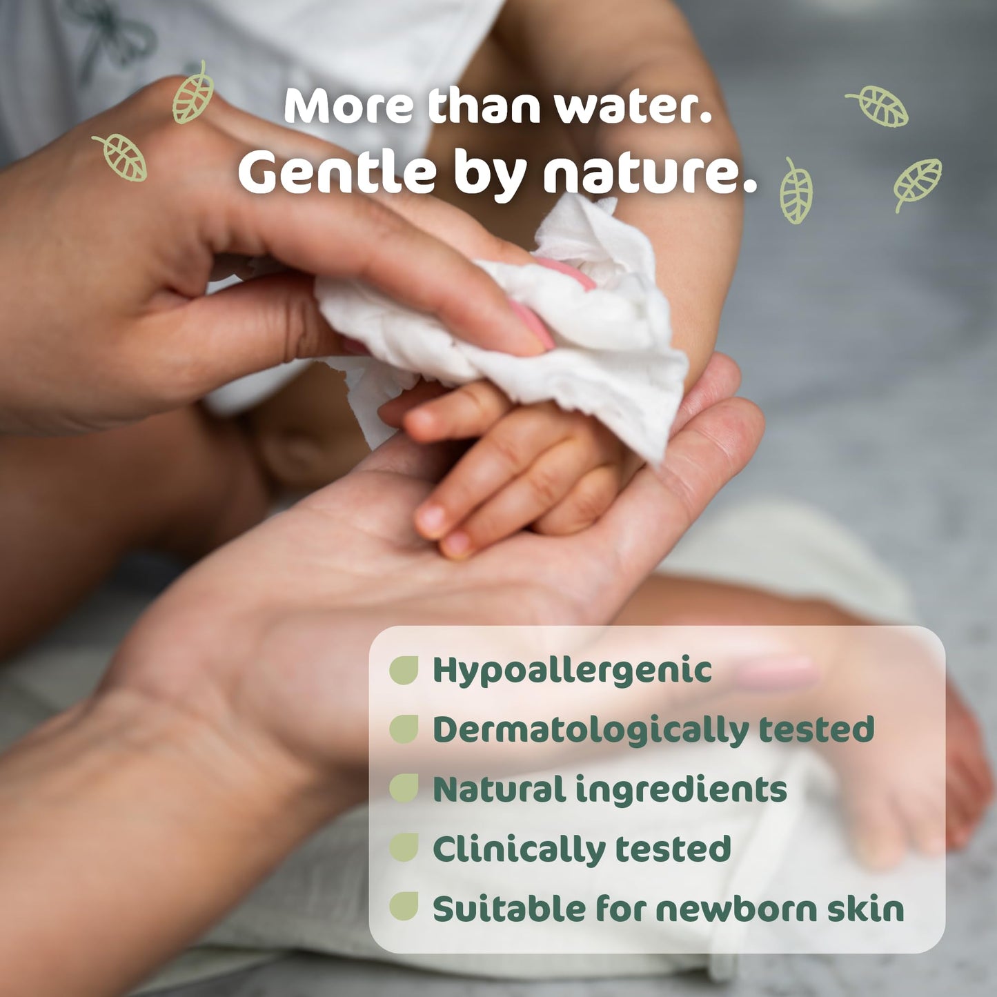 Naty Baby Wipes XXL, 98% Water & Hypoallergenic, 600 Count (12 Packs)