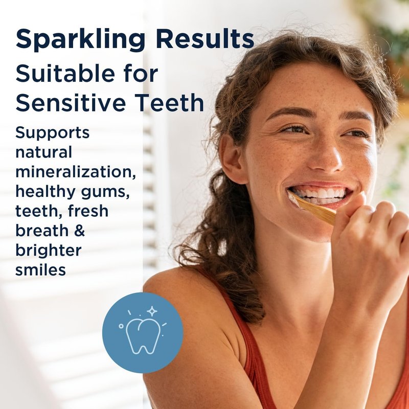 PerioBiotic Silver Hydroxyapatite Toothpaste - Fluoride-Free Oral Probiotics for Gum Health & Whitening | 3 Pack, 4oz