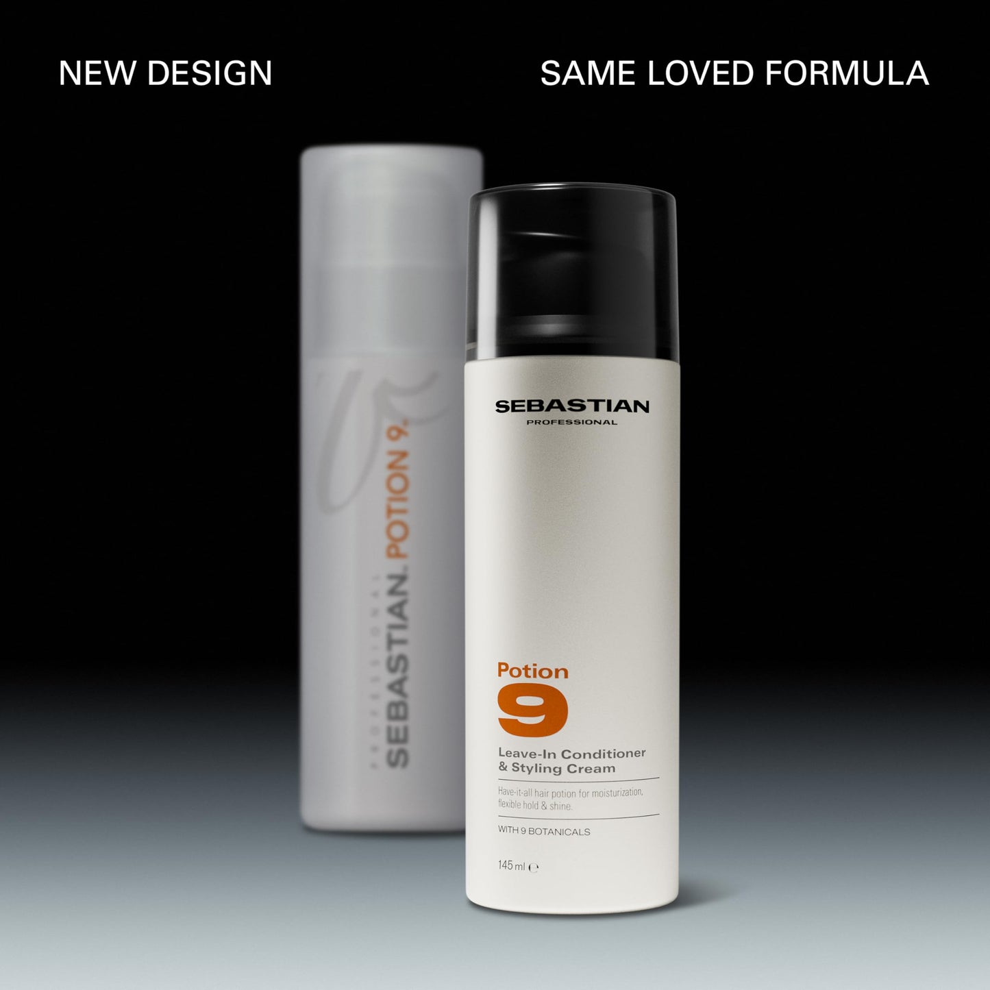 Sebastian Professional Potion 9 Leave-In Cream | Leave-in Conditioner with Flexible Hold | 16.9 fl oz | Packaging May Vary