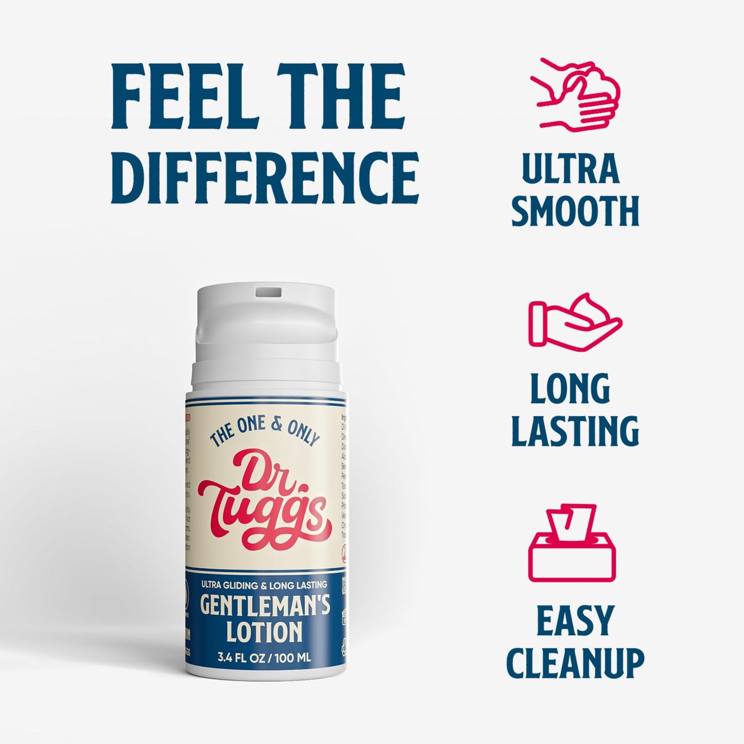 Dr. Tuggs Gentleman’s Lotion – Me Time Lotion for Men with Moisturizing Aloe Vera, Avocado Oil & Vitamin E – Long-Lasting, Smooth, Non-Greasy Formula – Made in USA – 3.4 fl oz