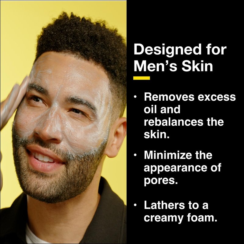 Lumin Dynamic Duo Skincare Set for Men – Charcoal Wash & Daily Moisturizer Kit, Face Cleanser & Hydrating Cream