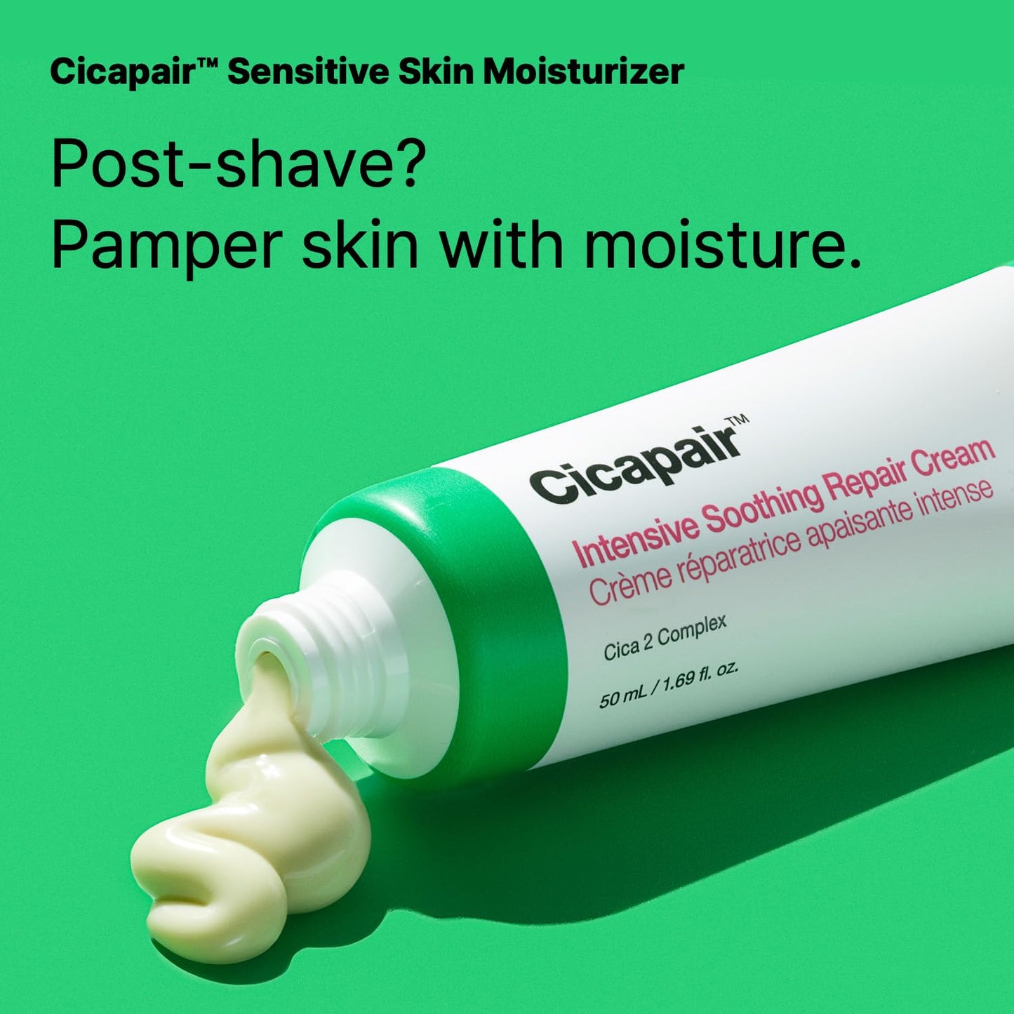 Dr.Jart+ Cicapair Sensitive Skin Korean Face Moisturizer for Redness and Barrier Repair with Centella Asiatica | Korean Skin Care, 1.69 Fl Oz