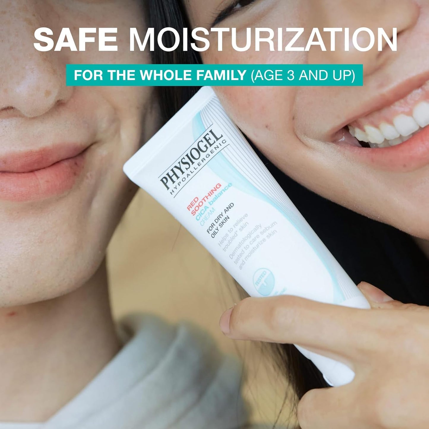 PHYSIOGEL Cica Balance Face Cream - Soothing Moisturizer for Oily & Sensitive Skin | 2.7 fl. oz.