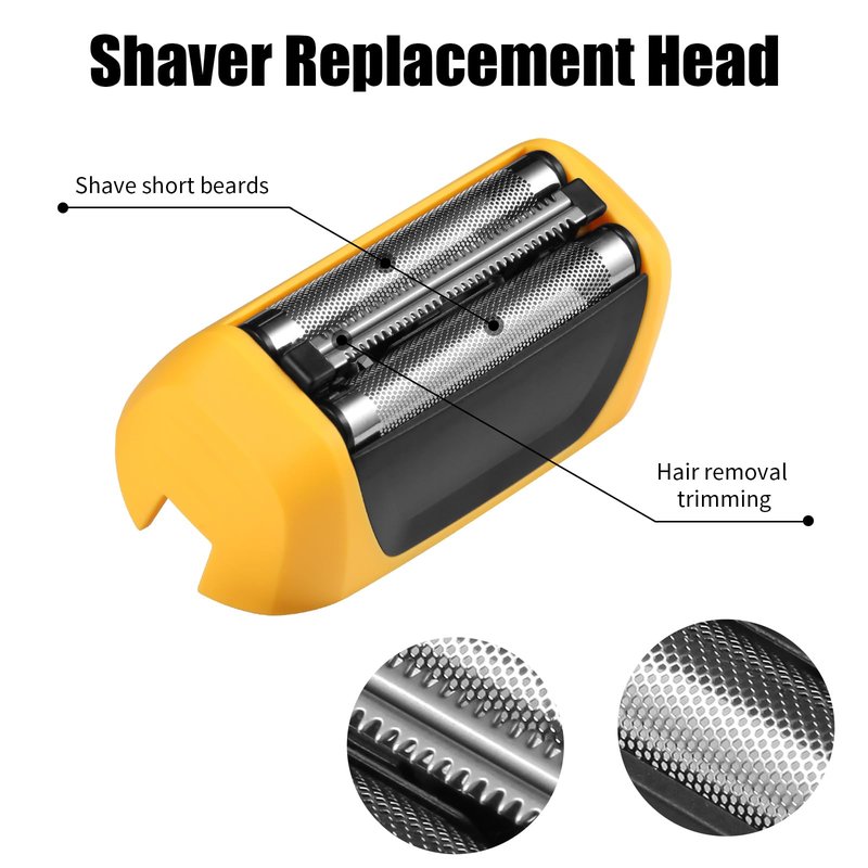 7045-100 Shaver Head Replacement Foils&Cutters and Head Compatible with wahl Yellow lifeproof 7061 Series (Yellow 7045-1 PCS)