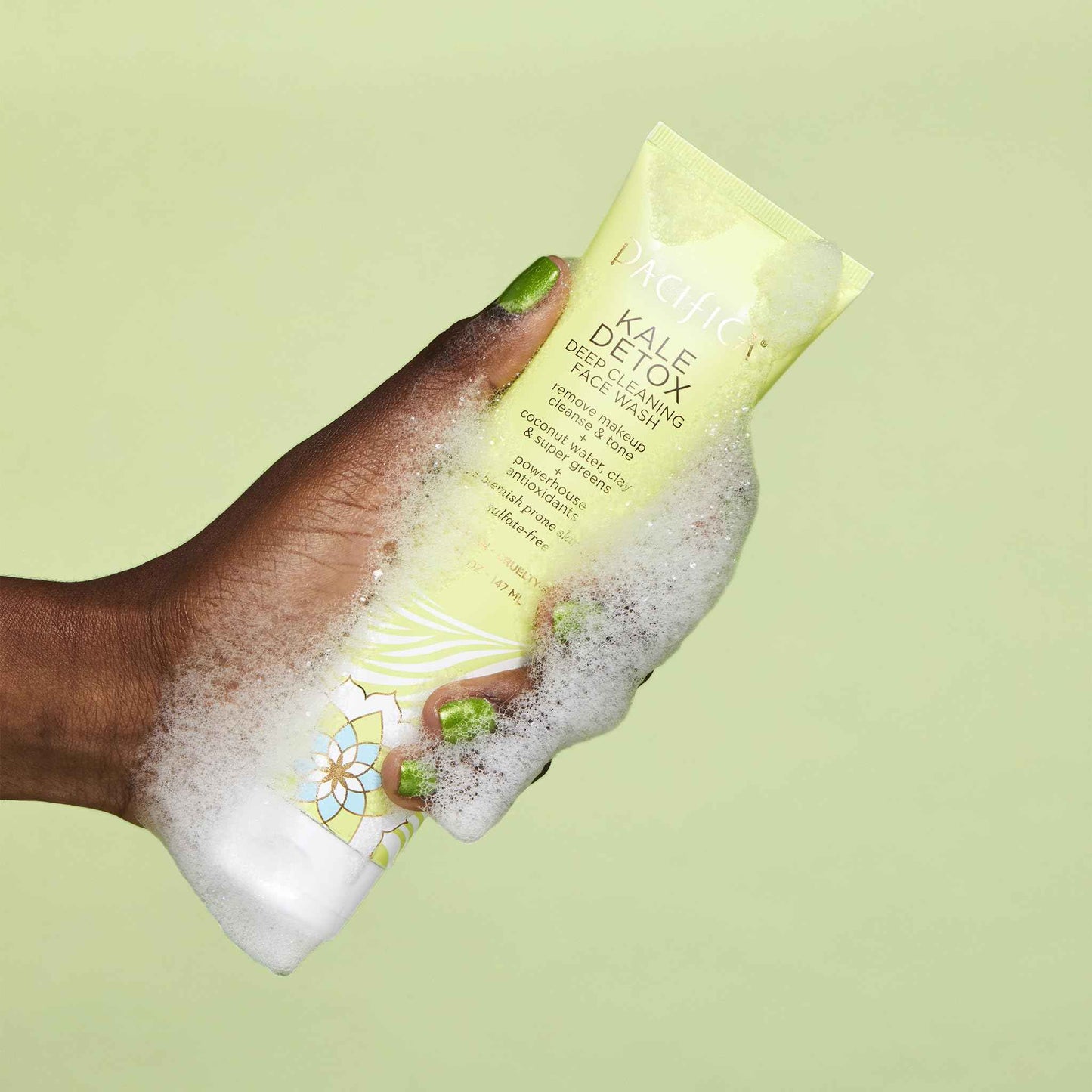 Pacifica Kale Detox Deep Cleansing Face Wash + Kale Smoothie Refining Lotion Set of 2– Pore-Minimizing Skincare Duo for Oily & Combination Skin, Niacinamide & Super Greens, 100% Vegan & Cruelty-Free