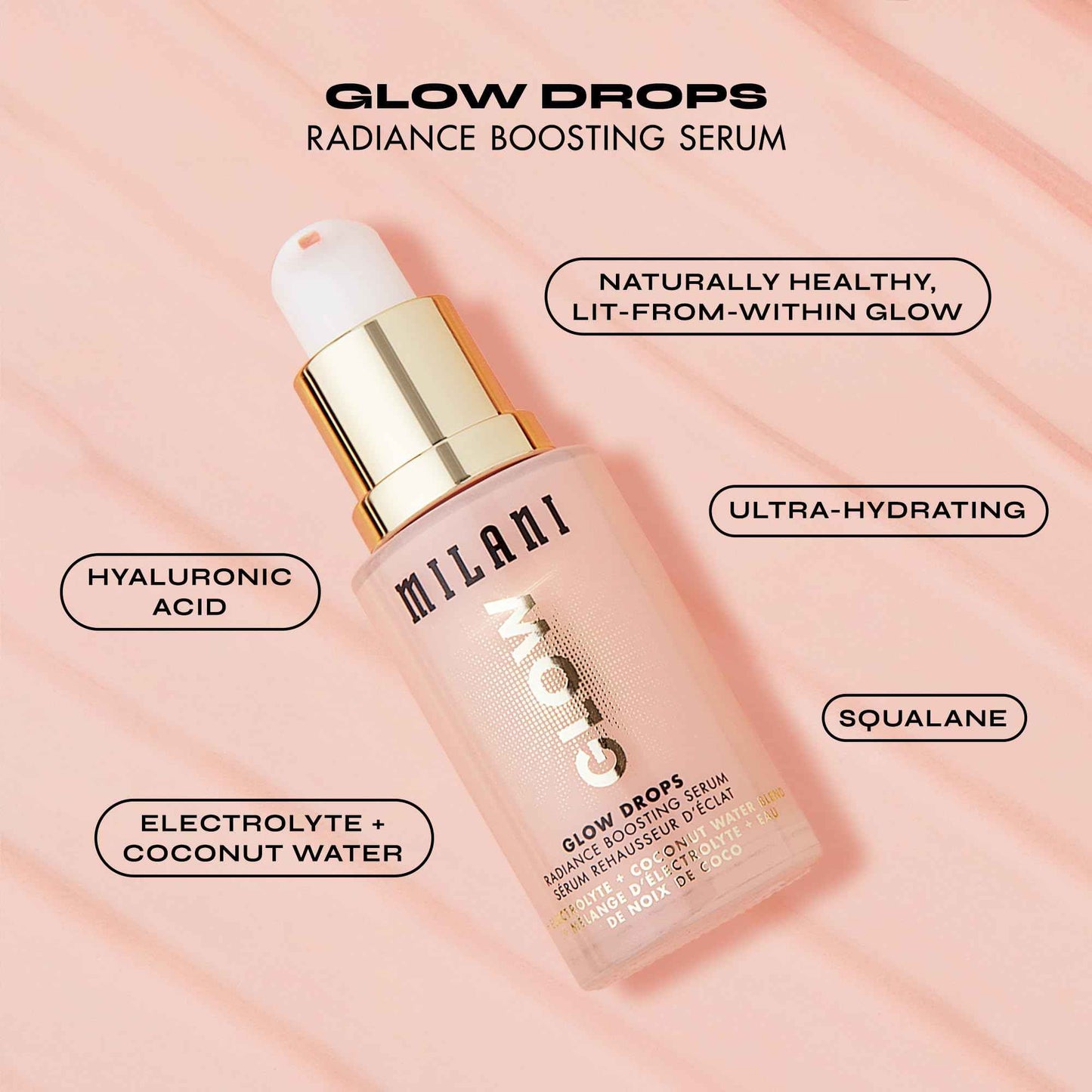 Milani Glow Drops Radiance Boosting Serum - (1.0 Fl.Oz.)