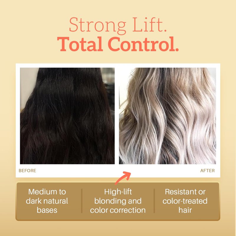 Robson Peluquero Master Mechas OX Hair Bleach 30 Volume, Hair Developer - 900mL | Professional High-Lift Cream Peroxide for Bleach Hair, Highlights, Balayage | Controlled Lightening & Protection