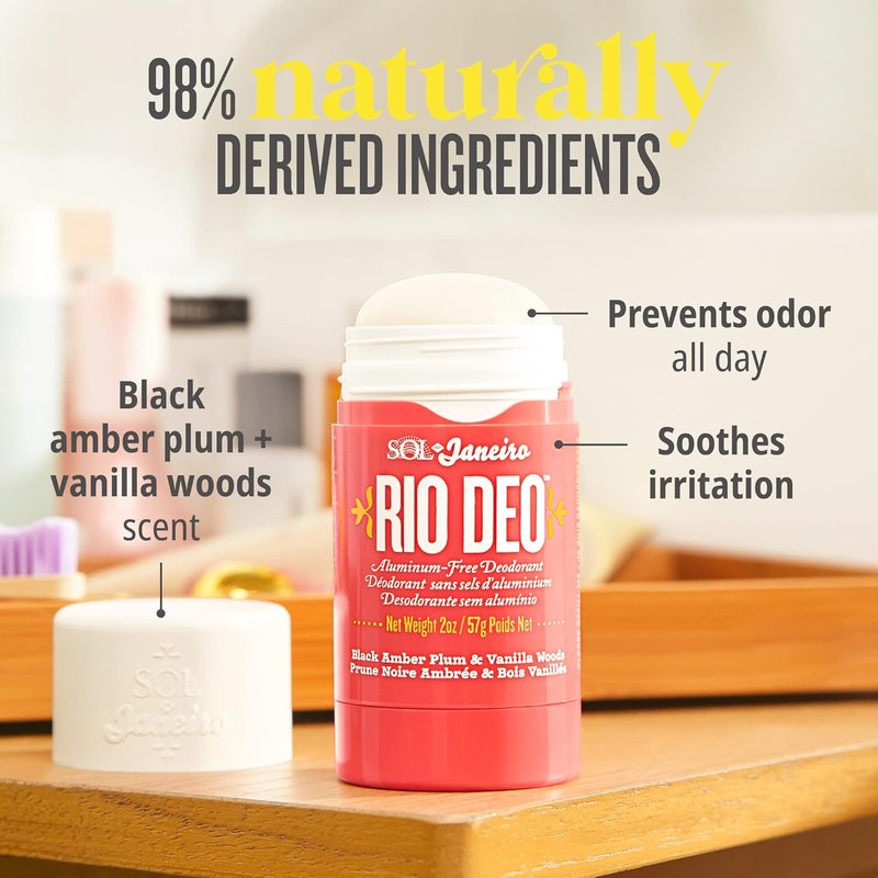 Cheirosa 40 Rio Aluminum-Free Deodorant - Refill Cartridge Included | Long-Lasting Fragrance