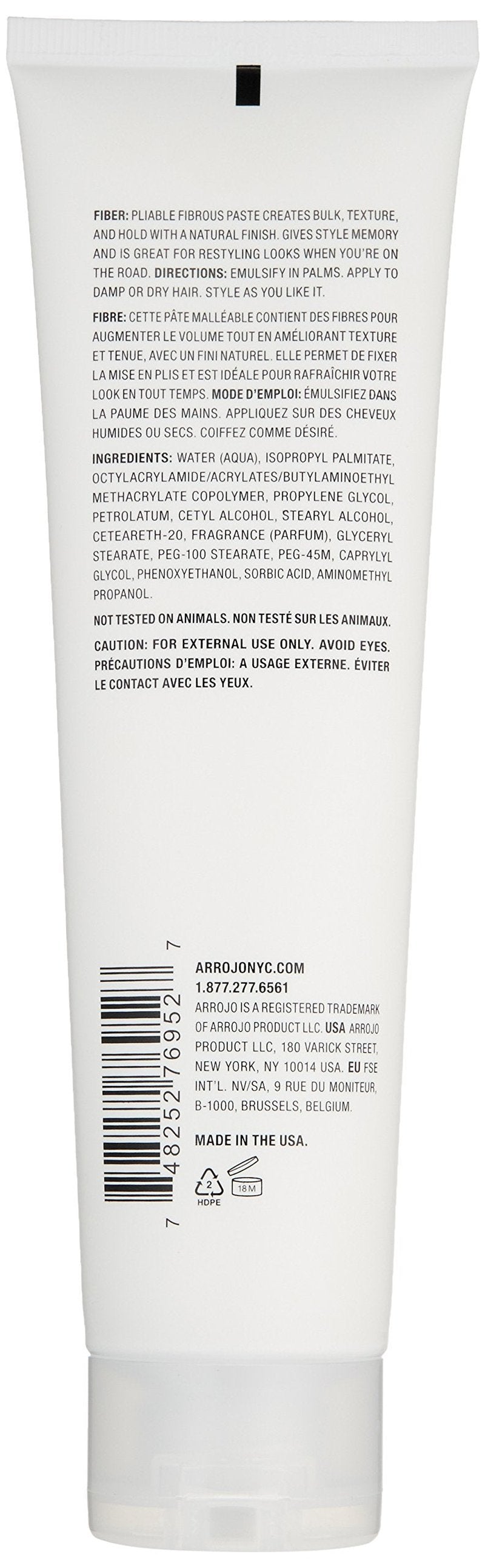 Arrojo Fiber Hair Styling Paste (5.1 oz)