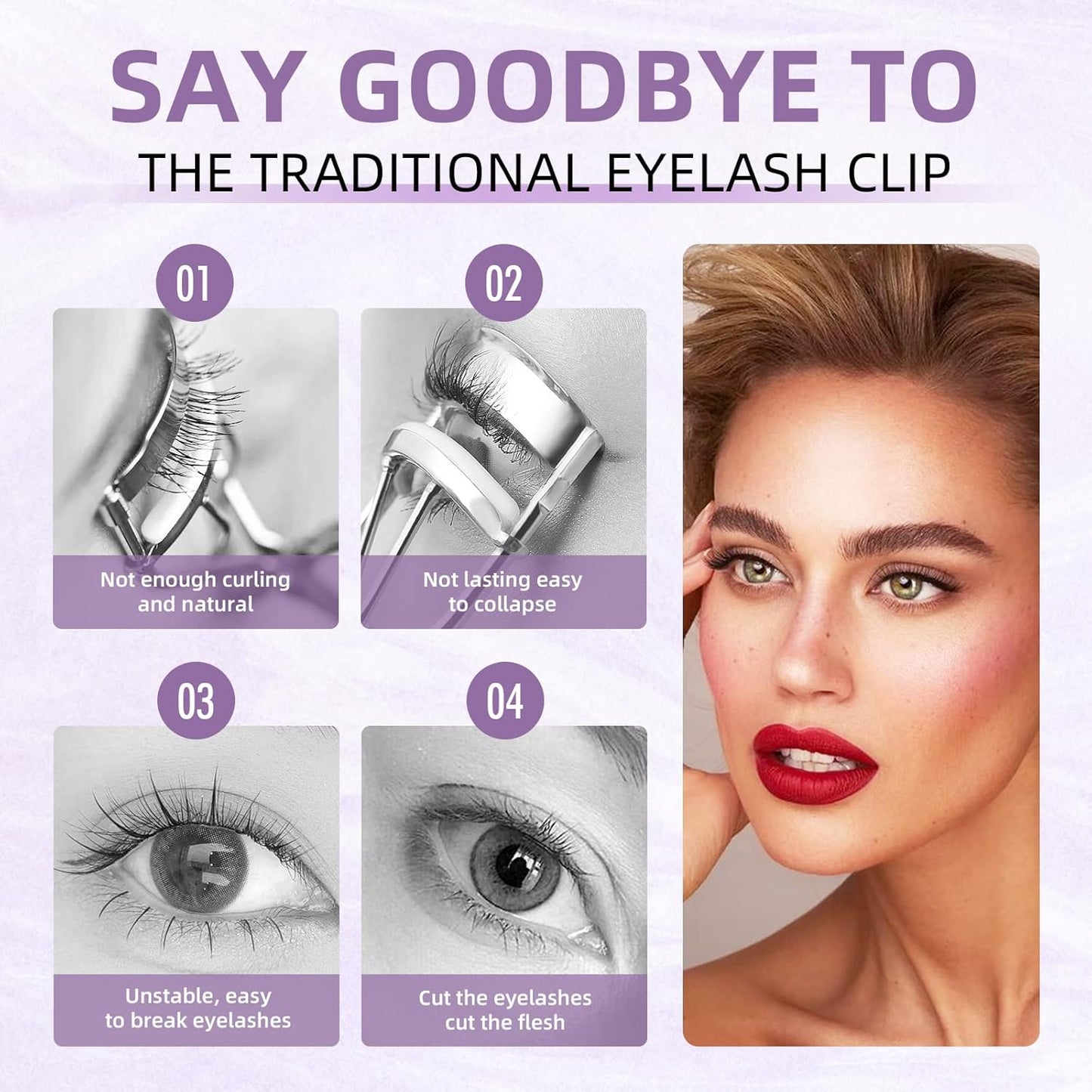 Lash Perm Kit for Eyelash Lift & Brow Lamination - 4-in-1 Fast Curling & Coloring Solution