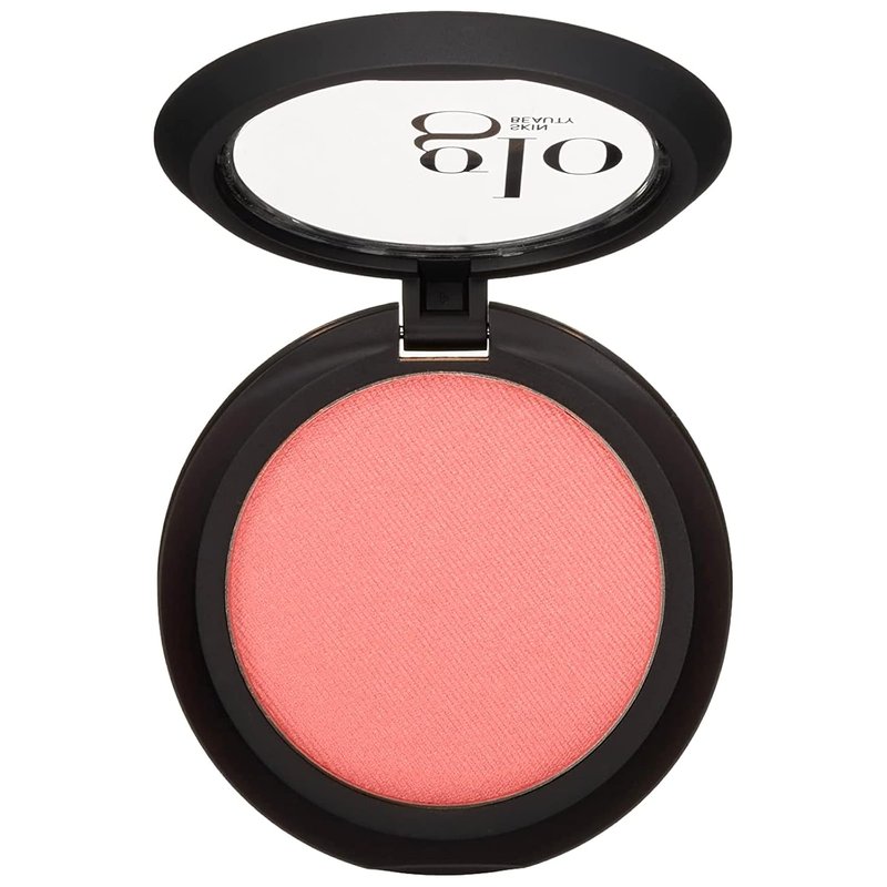 Glo Skin Beauty Blush - High Pigment Pressed Powder Blush for Cheeks | Papaya Shade for a Natural Glow