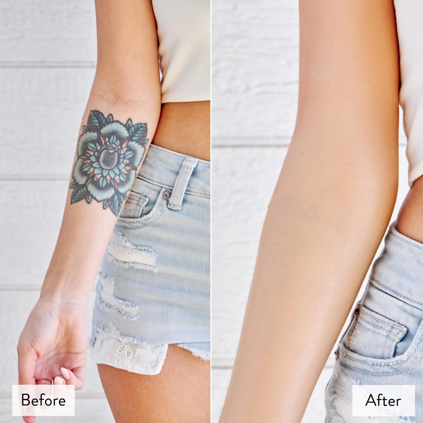Best Bronze Bombshell Body Makeup - Tattoo Cover Up Makeup & Body Foundation Waterproof - Tattoo Concealer Waterproof for Scars, Varicose Veins Cover Up & Leg Foundation (NC13 Fair Beige Golden)