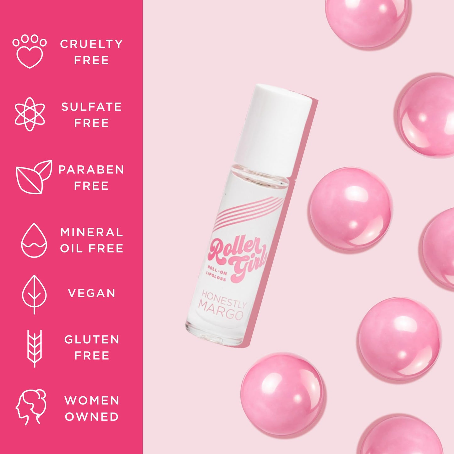 Honestly Margo Lip Gloss (Bubblegum, Watermelon, Strawberry, Pack of 3) – Hydrating Lip Gloss for Women for Soft Lips – Lightweight, Non Sticky, Flavored Lip Oil Beauty Makeup Gloss, Lip Makeup