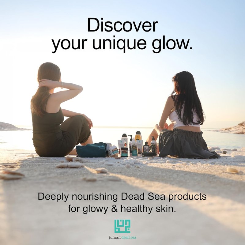 Dead Sea Minerals Shampoo & Conditioner Set - Scalp Care for Dry, Sensitive Skin | Vegan, Sulfate & Paraben-Free | Pack of 2