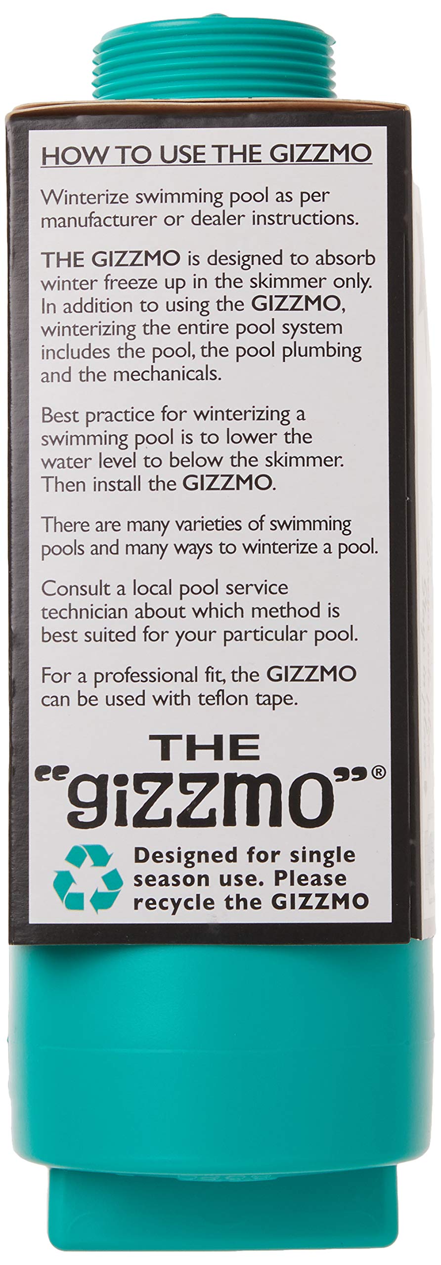 Gizzmo MWUG Ultra Skimmer Freeze Protection with Blowout Valve, 16- Inch