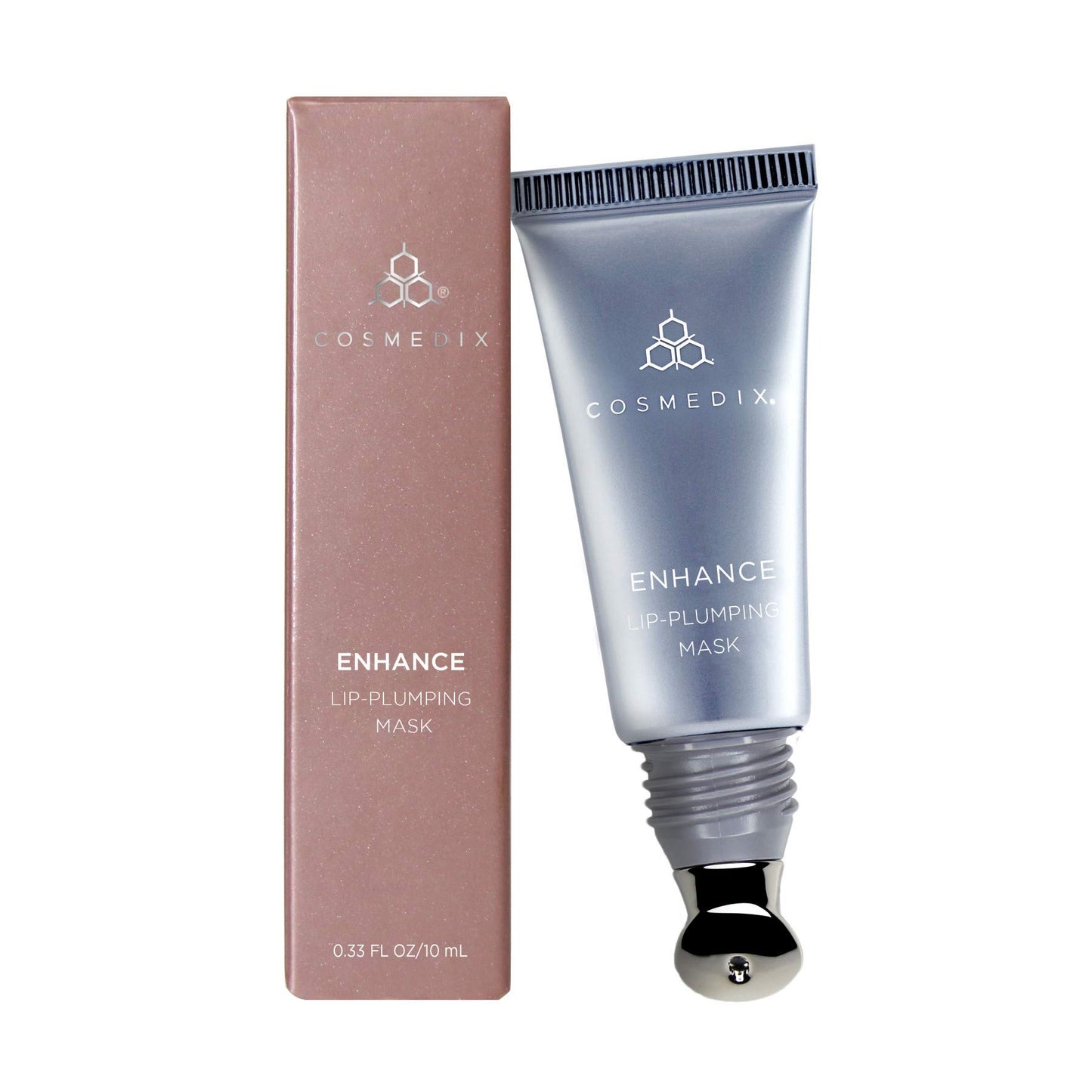 COSMEDIX Enhance Lip-Plumping Mask, Ultra-Nourishing, Intense Hydration & Moisture, Shea Butter & Cocoa Seed Butter, Cruelty & Gluten Free