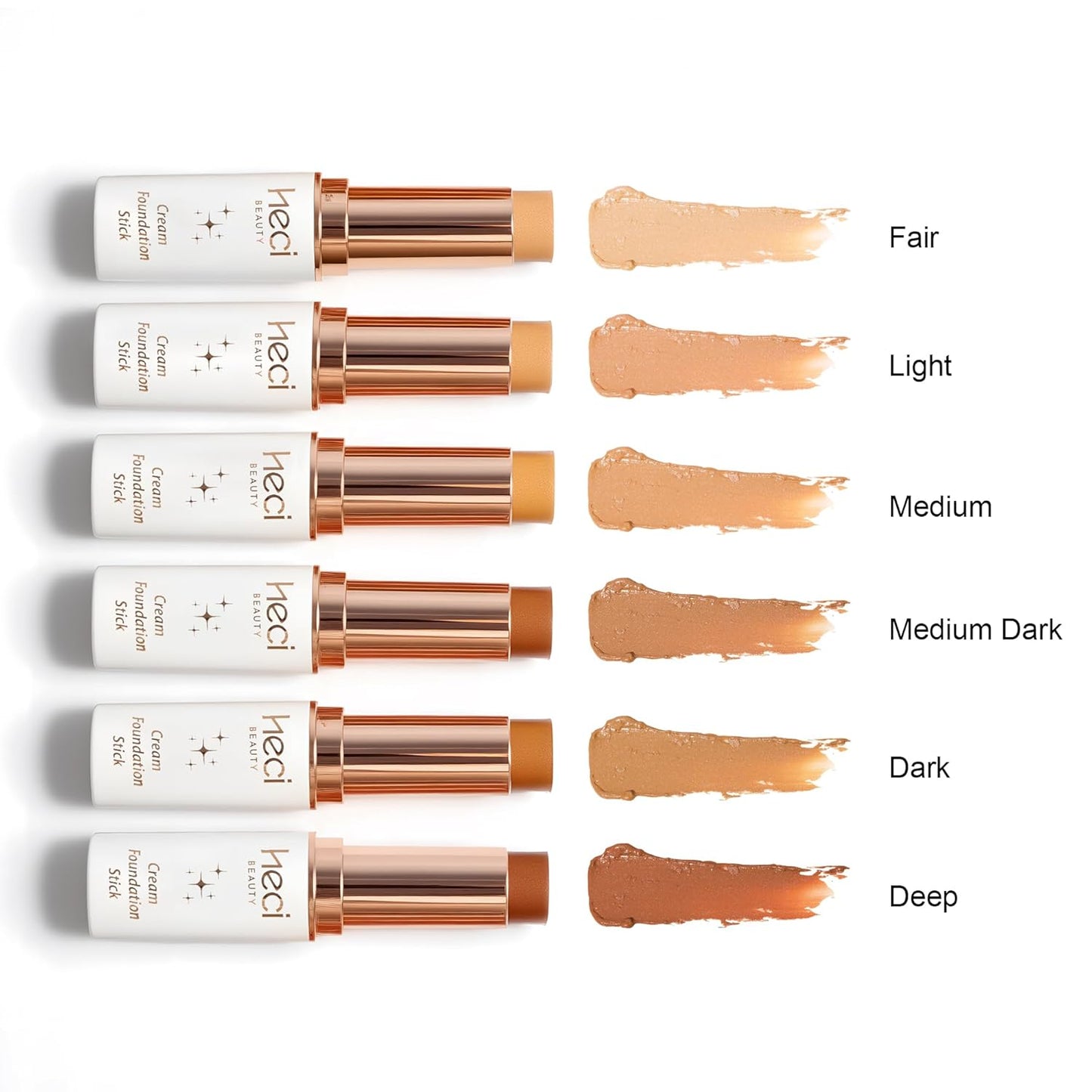 Tinted Foundation Stick - Balm to Cream Formula with Hydrating Ingredients | Medium Dark 04, 0.25 oz
