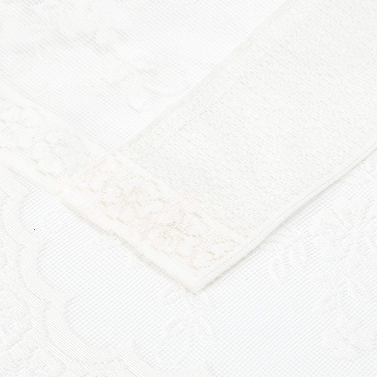 Commonwealth Home Fashions Mona Lisa Jacquard Scalloped Lace Valance,56 x 15