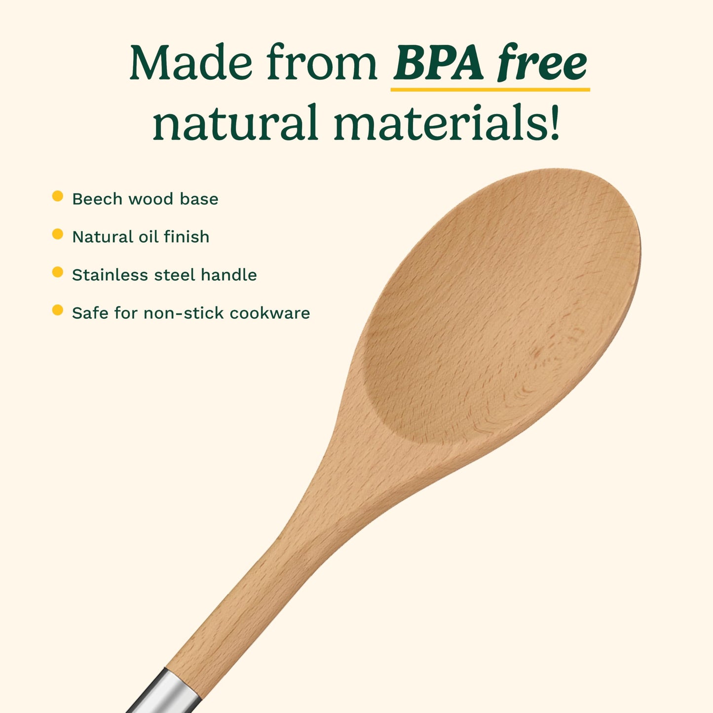 Cuisinart Silver solid spoon, One Size