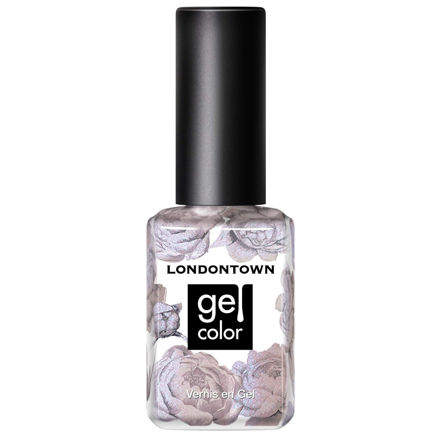 LONDONTOWN UV/LED Gel Nail Polish - Glittery Shimmery Lilac | Long-Lasting, Chip-Resistant 0.4 Fl Oz