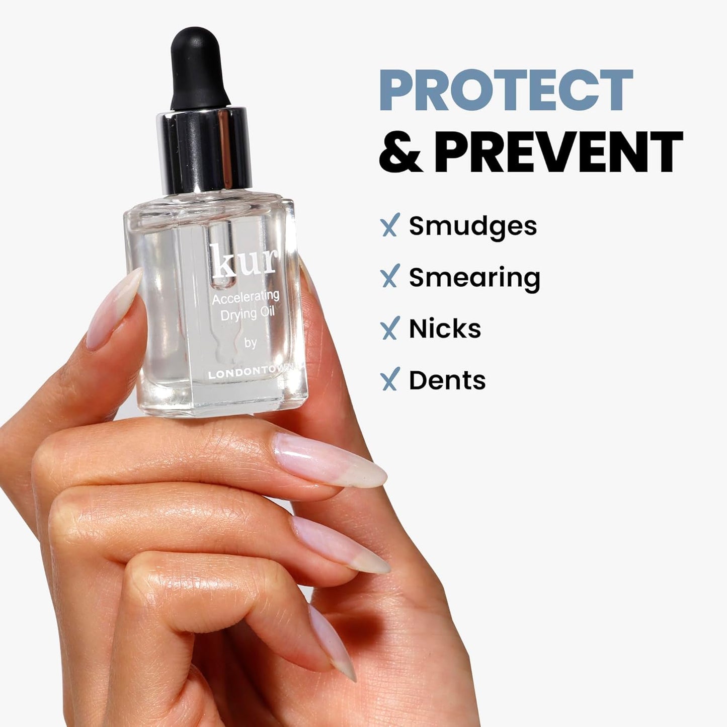 Accelerating Drying Oil - Quick Dry Polish Drops with Botanical Oils & Vitamin B5 | 0.4 Fl Oz